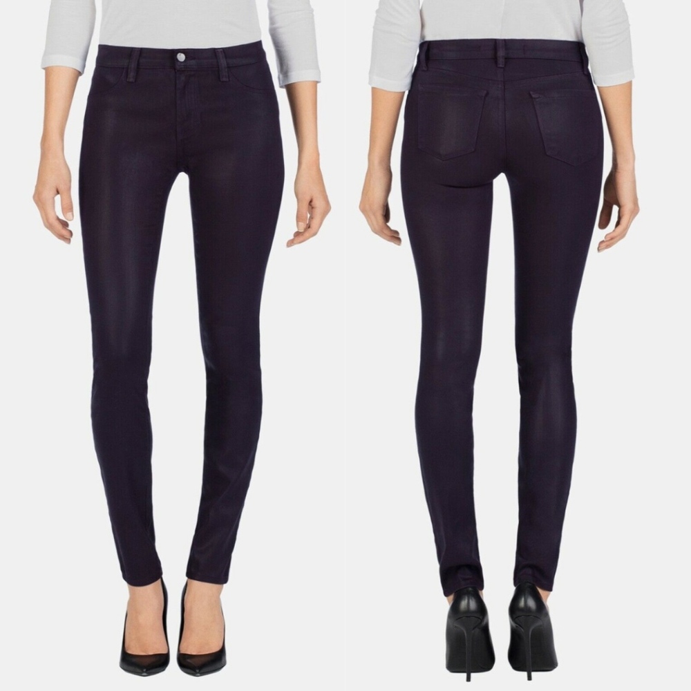 NEW $240 J Brand '485' Coated Skinny‎ Jeans SZ 27